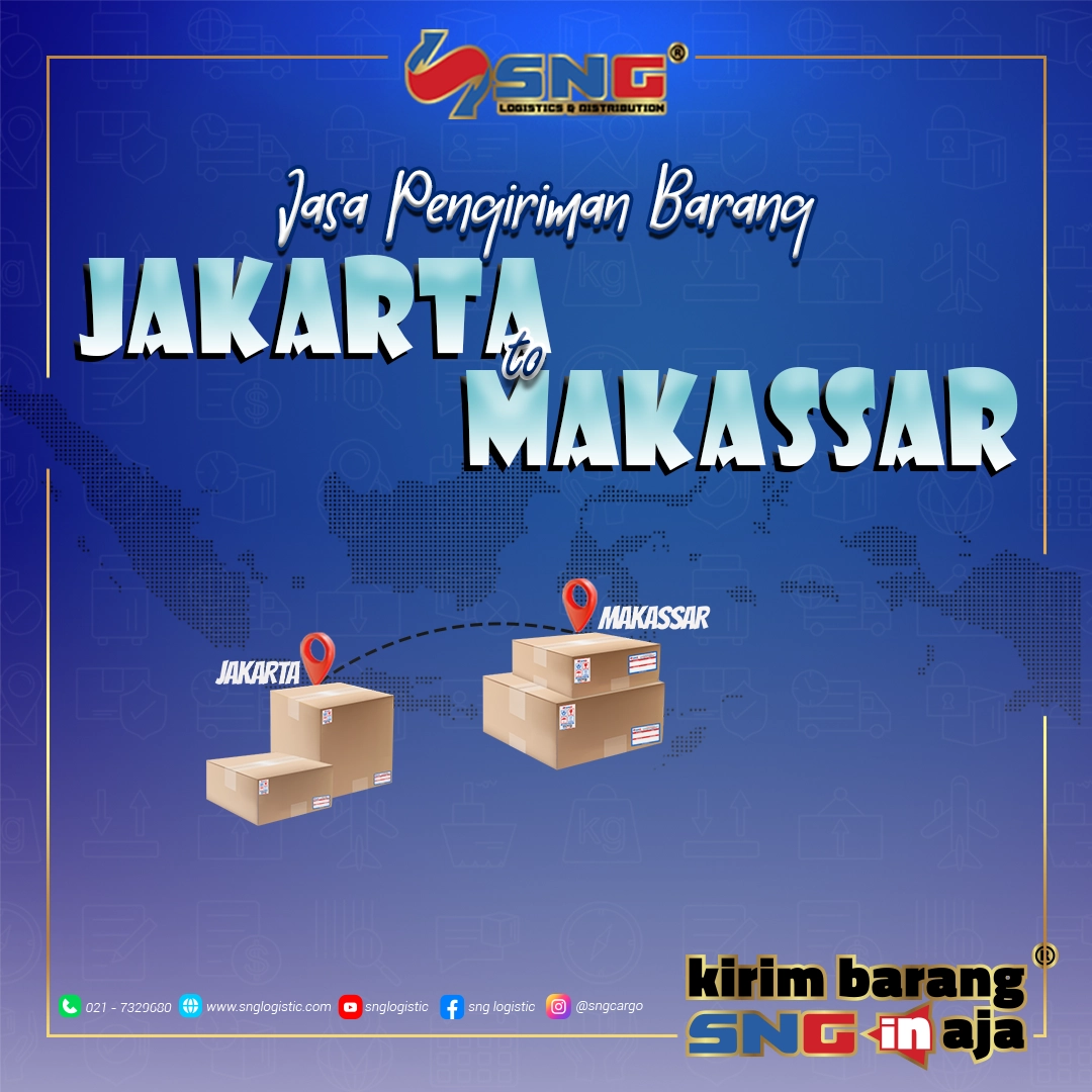 Jasa Pengiriman Barang Jakarta Makassar (Free Layanan Pick Up)